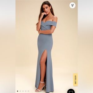 Lulus off the shoulder dress